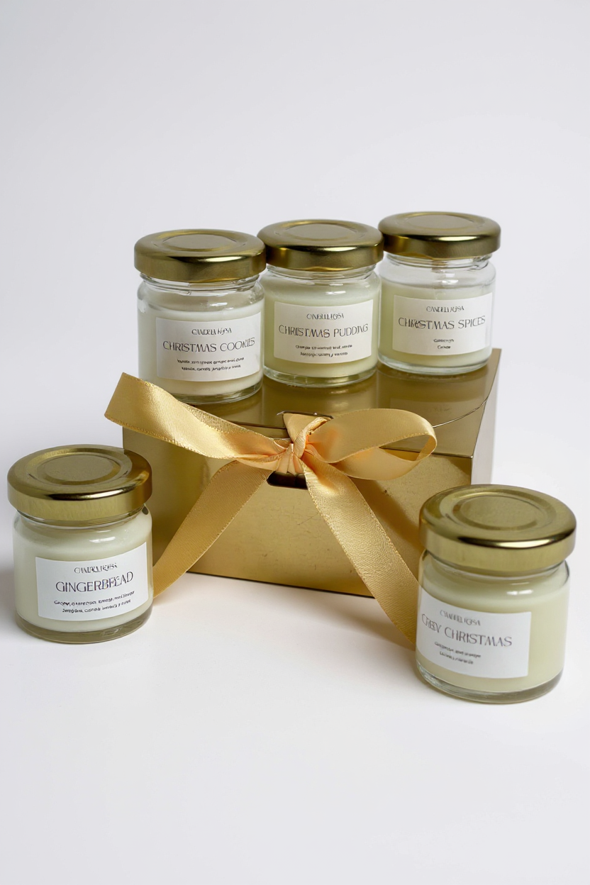 Pack 5 velas aromáticas de Navidad